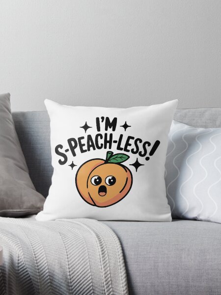 Item preview, S-Peach-less! Cute Peach Pun designed and sold by PMCreative.