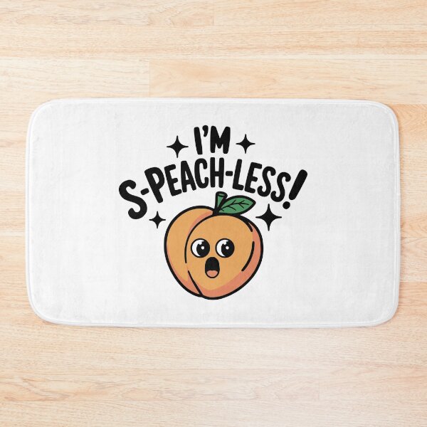 Item preview, S-Peach-less! Cute Peach Pun designed and sold by PMCreative.