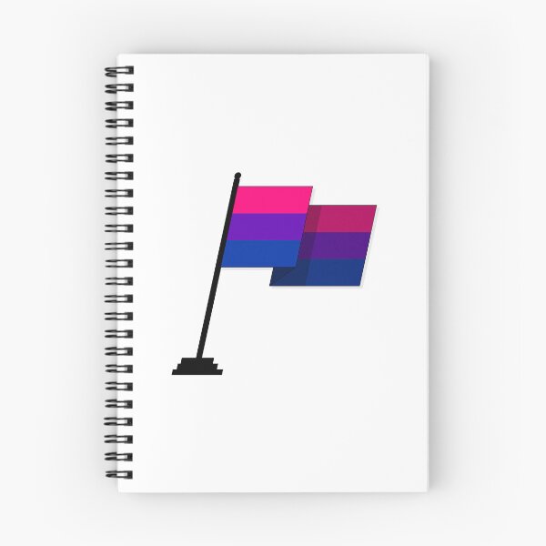 Item preview, Large Waving Flag in Bisexual Pride Flag Colors designed and sold by LiveLoudGraphic.