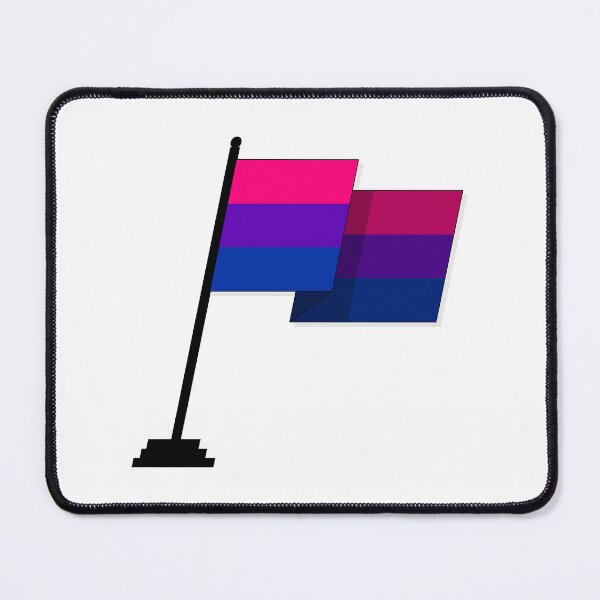 Item preview, Large Waving Flag in Bisexual Pride Flag Colors designed and sold by LiveLoudGraphic.