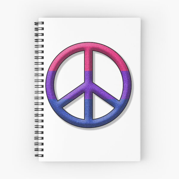 Item preview, Peace Pride design in Bisexual pride flag colors designed and sold by LiveLoudGraphic.
