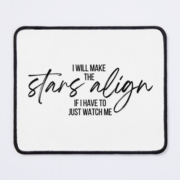 Item preview, Determination | Make Stars Align Quote | Ambitious Poetry Gift designed and sold by TextMuse.
