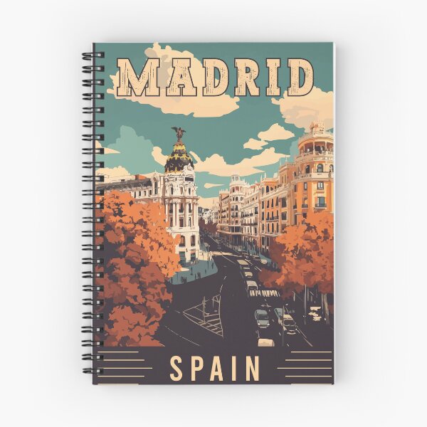 Item preview, Discover Vibrant City of Madrid in Spain - Travel Art designed and sold by turtlestart.