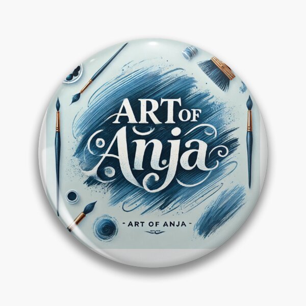 Artikelvorschau, Art of Anja – Künstlerisches Brushstroke-Logo entworfen und verkauft von ArtofAnja.