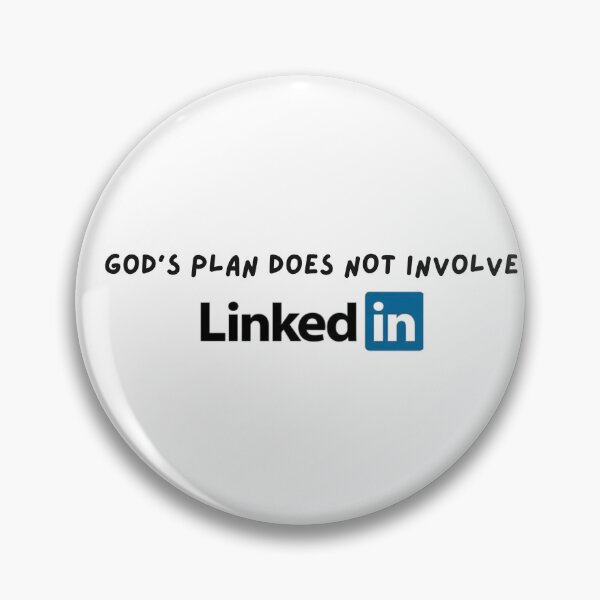 Item preview, Gods plan does not involve LinkedIn designed and sold by Moxlee.