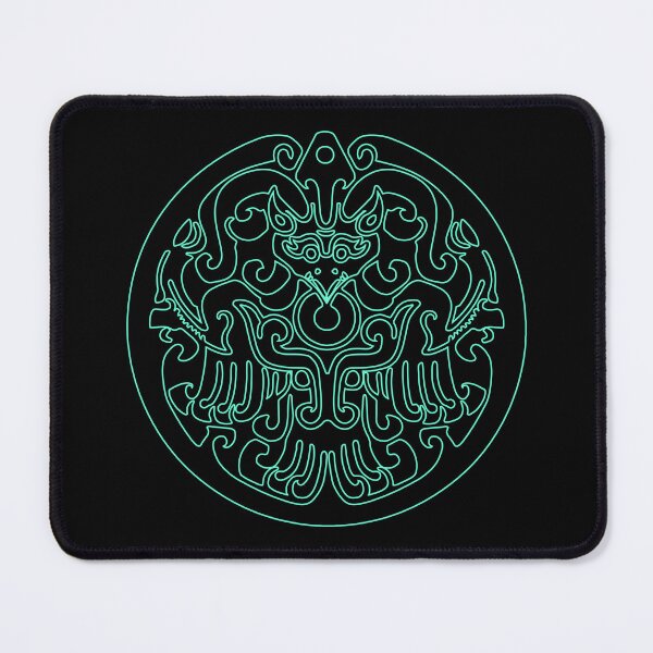 Item preview, TENGU - BIRD MAN. OUTLINE. PALE GREEN. designed and sold by 5hertz.