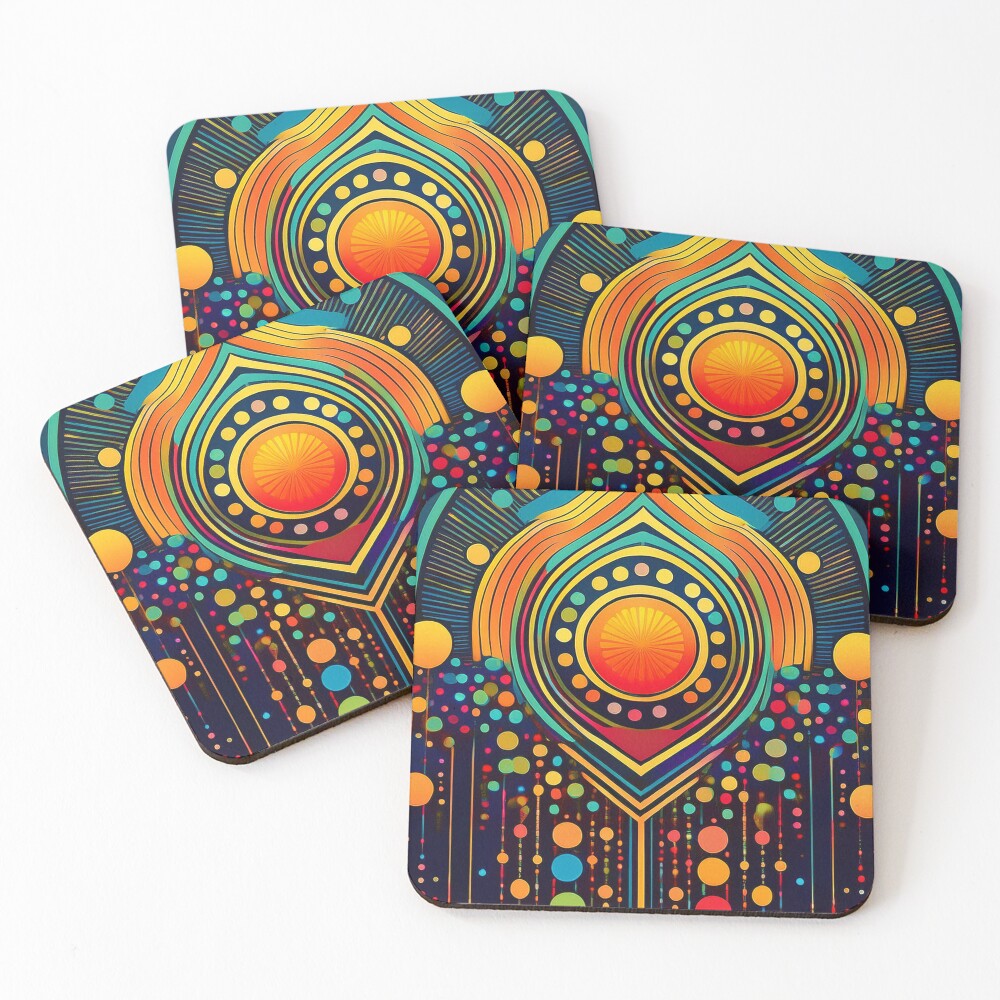 Item preview, Coasters (Set of 4) designed and sold by ArcRayzStudio.