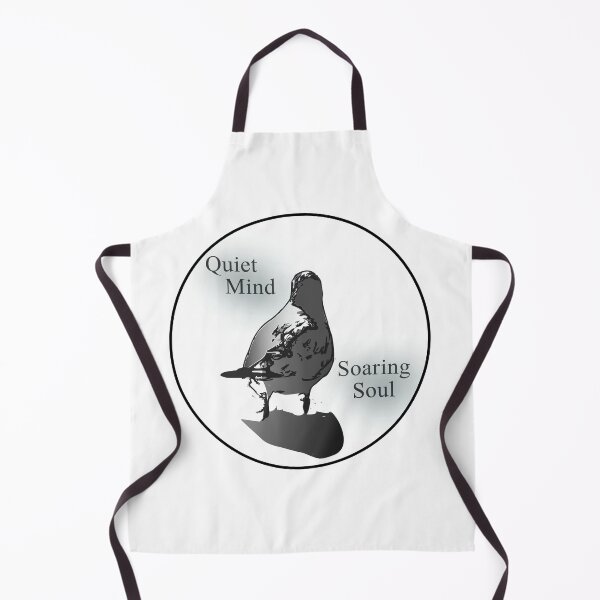 Item preview, Quiet Mind, Soaring Soul – Minimalist Seagull Zen Design designed and sold by SyrianVibes.