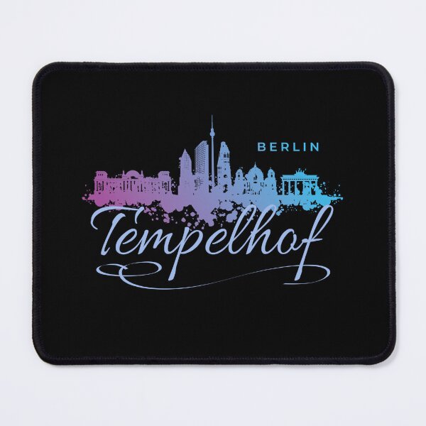 Item preview, Berlin skyline with Tempelhof lettering designed and sold by Ecmoprints.
