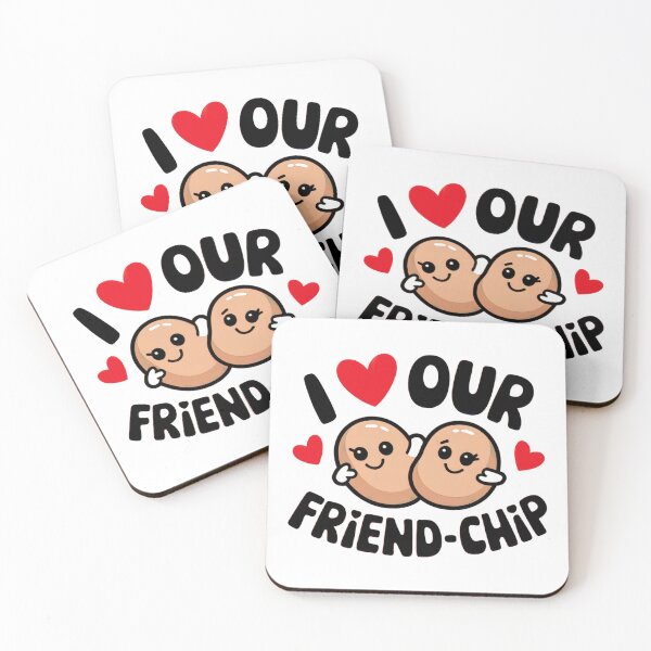 Item preview, I Love Our Friend-Chip – Cute Chips Hugging designed and sold by Artyx_Design.