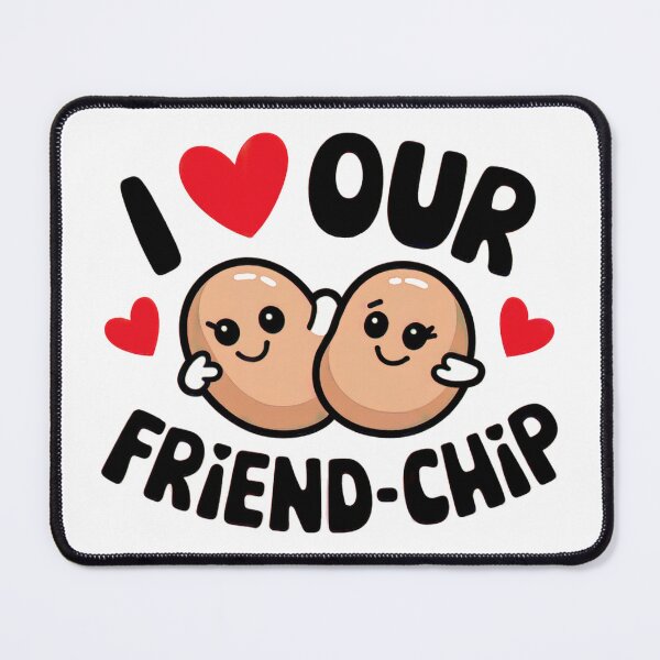 Item preview, I Love Our Friend-Chip – Cute Chips Hugging designed and sold by Artyx_Design.