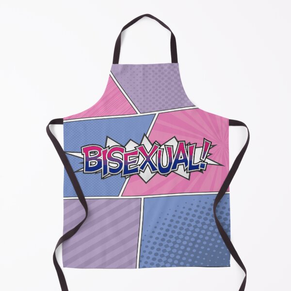 Item preview, Halftone Bisexual Pride Typography with Flag Background designed and sold by LiveLoudGraphic.