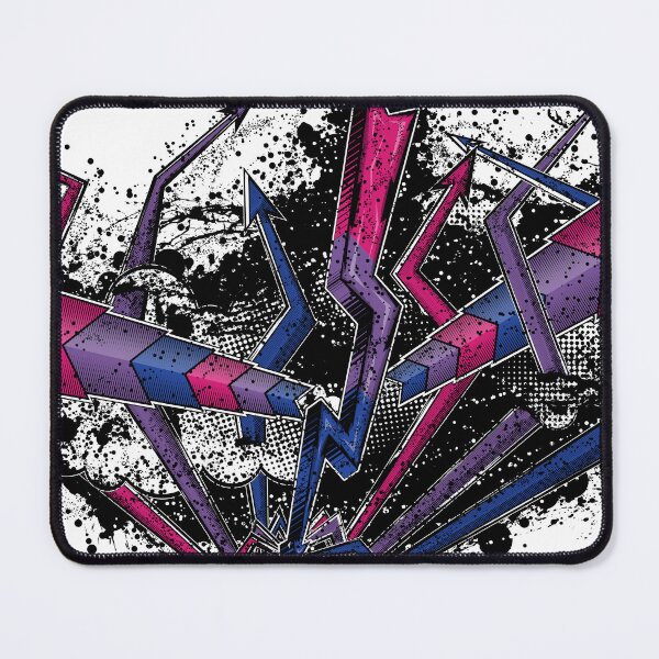 Item preview, Grunge Graffiti Bisexual Lightning and Arrows designed and sold by LiveLoudGraphic.