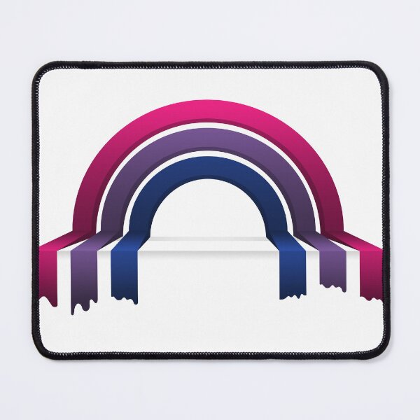 Item preview, Bisexual Pride Flag 3D Drip Rainbow Design designed and sold by LiveLoudGraphic.