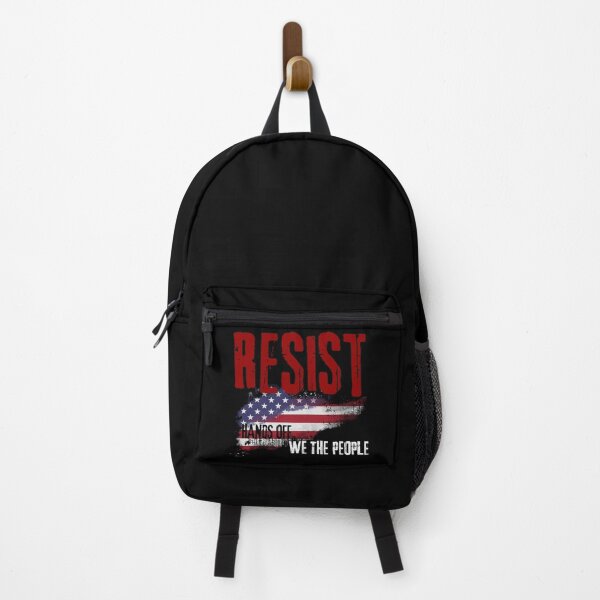Item preview, Resist Protest Anti Political US Flag We The People -Hands Off designed and sold by VibeTwist.
