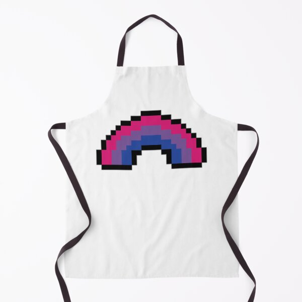 Item preview, Pixel Rainbow Design in Bisexual Pride Flag Colors designed and sold by LiveLoudGraphic.