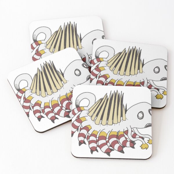 Item preview, Hallucigenia Sticker designed and sold by Lawkbutt.