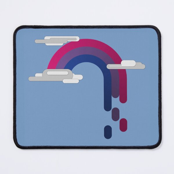 Item preview, Bisexual Pride Flag Minimalist Drip Rainbow Design designed and sold by LiveLoudGraphic.