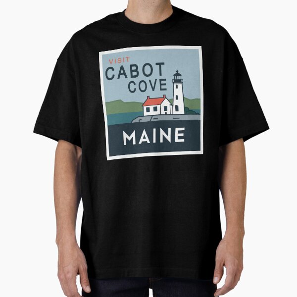 Vista previa del artículo con la obra «Visita Cabot Cove, Maine - Se ha escrito un crimen», diseñado y vendido por CosmicTornado.