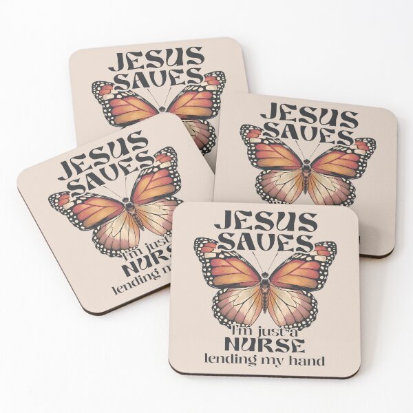 Item preview, Jesus Saves I'm Just a Nurse Lending My Hand designed and sold by stylesip.
