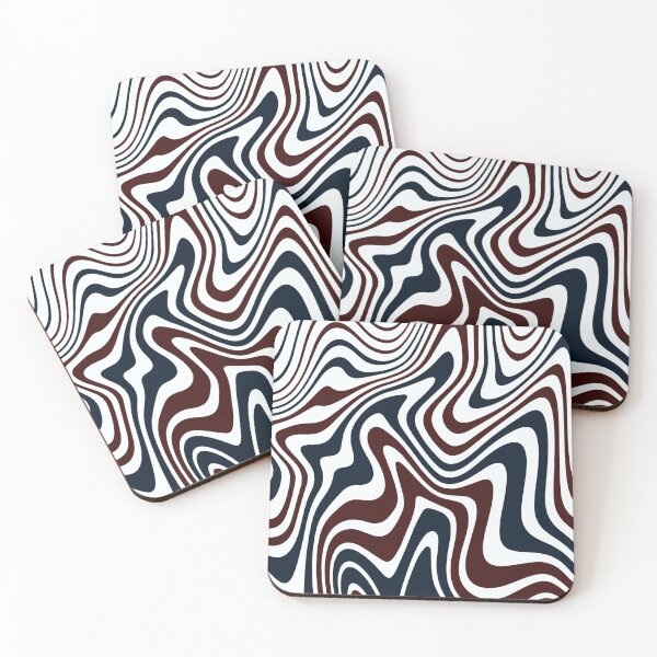Item preview, white,blue,red liquify pattern designed and sold by cutecrazytshirt.