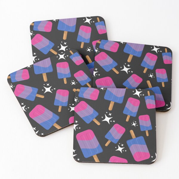 Item preview, Cute Bisexual Ice Pops designed and sold by LiveLoudGraphic.