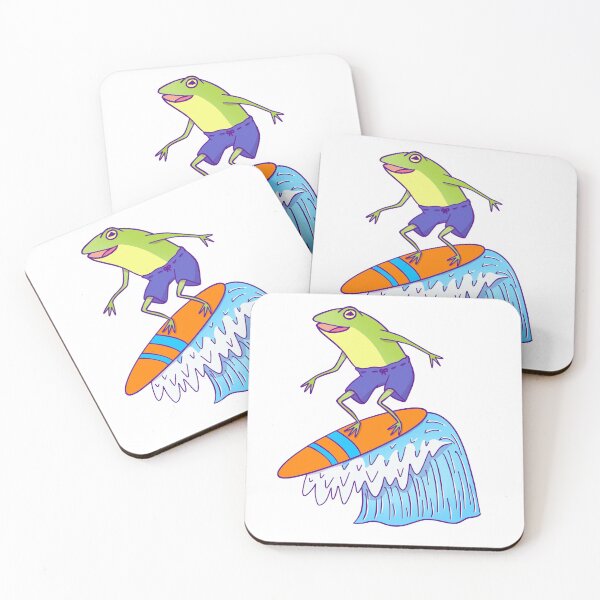 Item preview, Surfing frog designed and sold by MisaCroak.