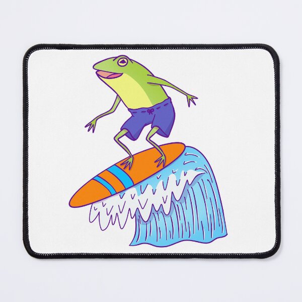 Item preview, Surfing frog designed and sold by MisaCroak.