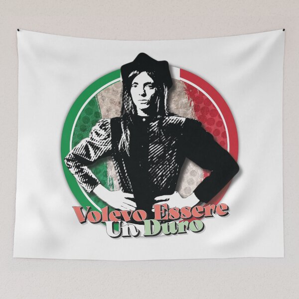 Item preview, Volevo Essere Un Duro  - Lucio Corsi - Eurovision 2025 Italy - Italia - Eurovision Song Contest - ESC2025 Basel designed and sold by Vision-Tees.