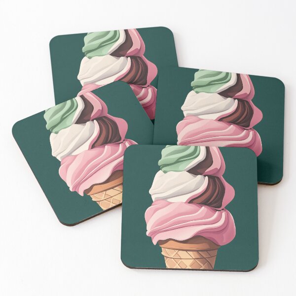 Item preview, Swirly colorful ice cream designed and sold by anytka.