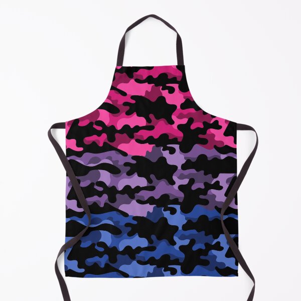 Item preview, Seamless Repeating Camouflage Textured Bisexual Pride Flag Pattern designed and sold by LiveLoudGraphic.