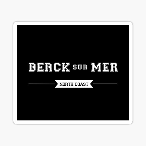 Vista previa del artículo con la obra «Berck-sur-Mer, entre arena y vientos [negro]», diseñado y vendido por FrenchTouch77.