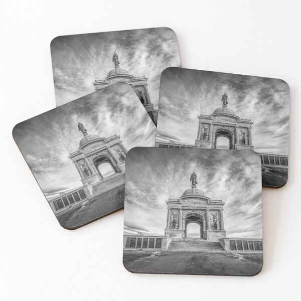 Item preview, Pennsylvania Memorial at Gettysburg 1 BW designed and sold by jrtwynam.