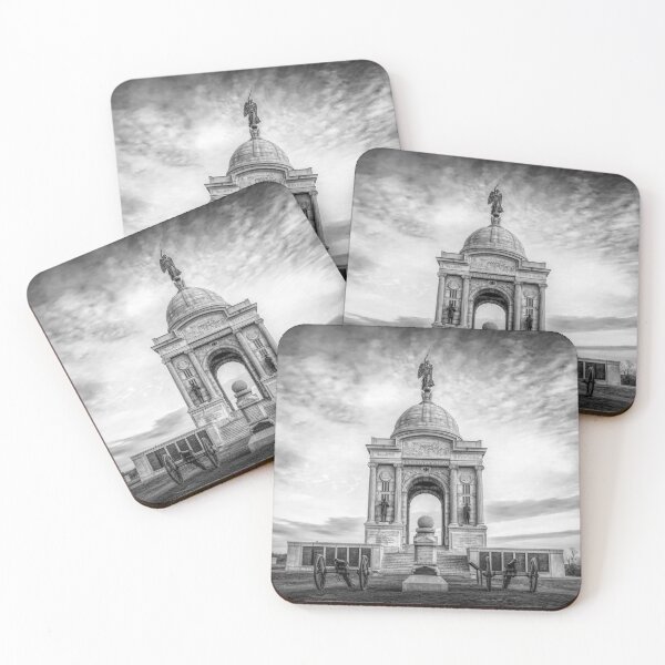 Item preview, Pennsylvania Memorial at Gettysburg 2 BW designed and sold by jrtwynam.