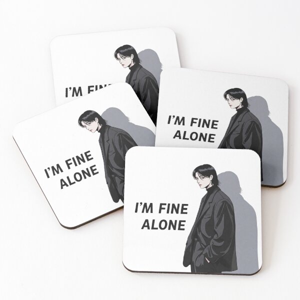 Item preview, I'm Fine Alone – Strong & Independent Design designed and sold by LaserKey.