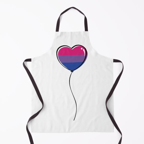 Item preview, Bisexual Pride Minimalist Heart Balloon designed and sold by LiveLoudGraphic.