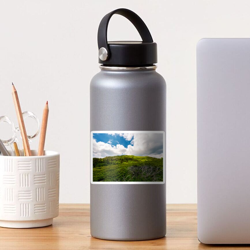 beautiful mountain landscape in summertime Sticker