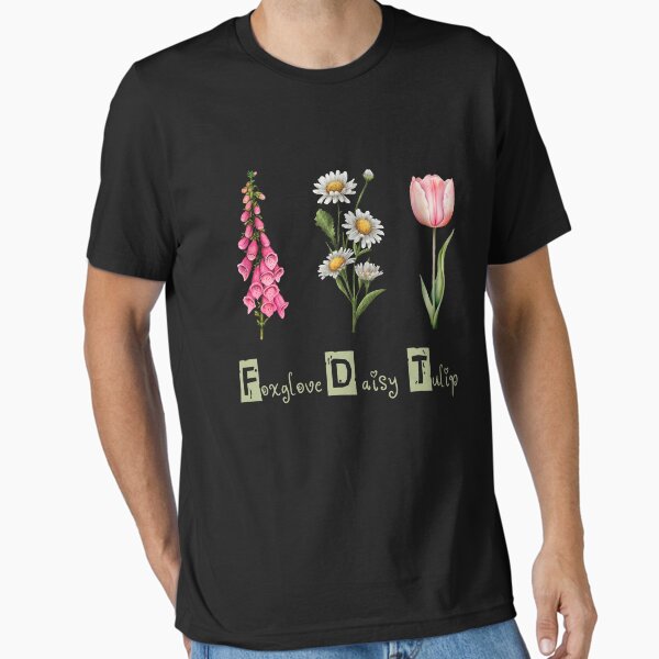 Item preview, Foxglove Daisy Tulip anti Trump Floral Tees designed and sold by MilkyForest.