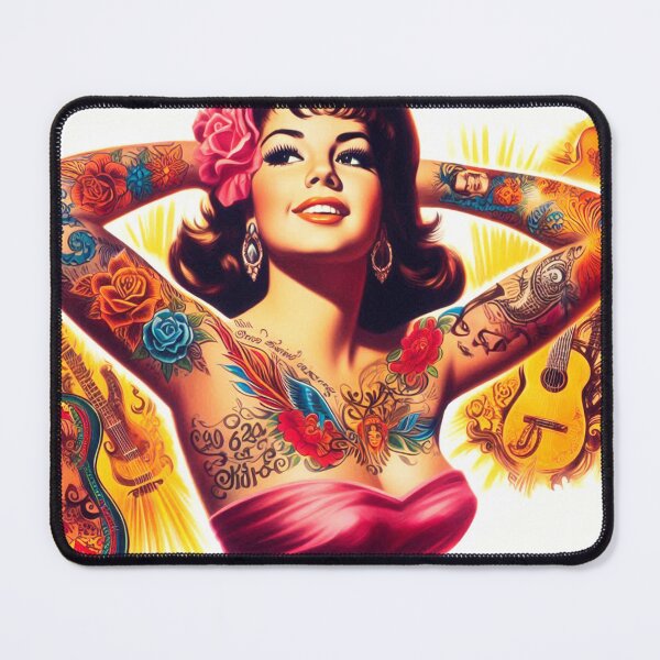 Item preview, Cute Inked Pinup designed and sold by PulpVintage.