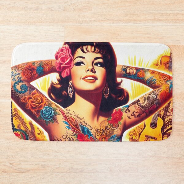 Item preview, Cute Inked Pinup designed and sold by PulpVintage.