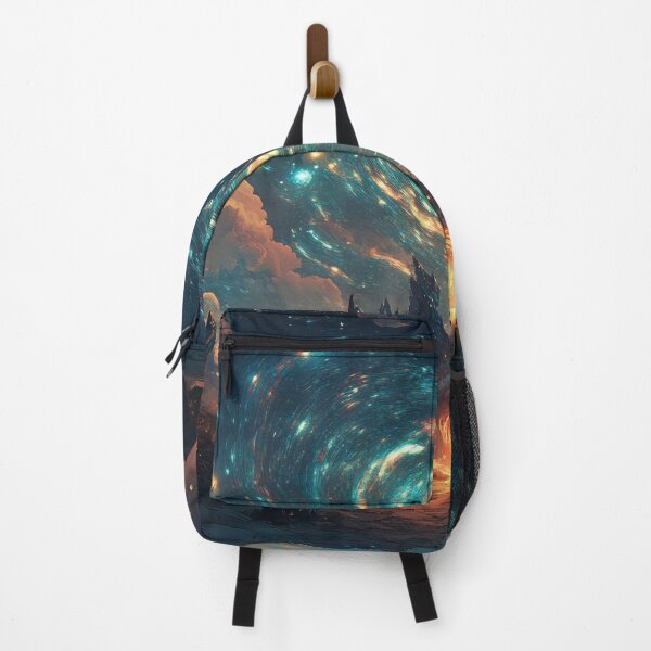 Item preview, Cosmic landscape with a lone figure designed and sold by anytka.