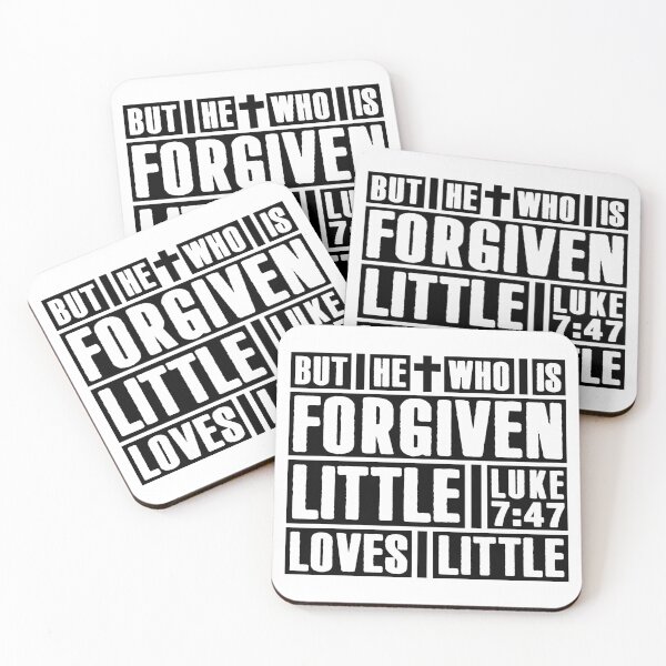 Item preview, Luke 7:47 But He Who Is Forgiven Little Loves Little designed and sold by plushism.