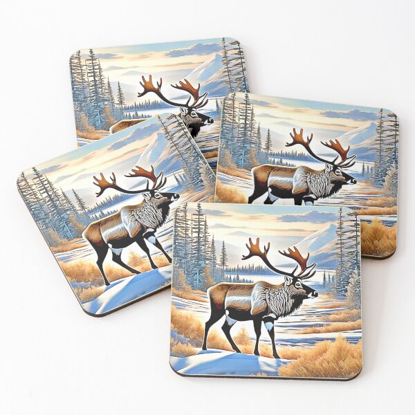 Item preview, Arctic Reindeer View Design  designed and sold by Health And Fitness Posts e-Store.