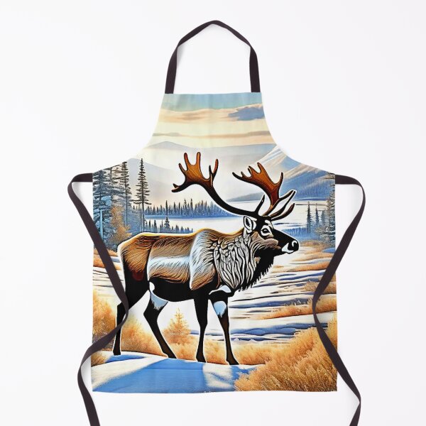 Item preview, Arctic Reindeer View Design designed and sold by Health And Fitness Posts e-Store.
