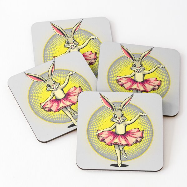 Item preview, Ballerina Bunny - Funny Cute Cartoon designed and sold by DreamsArtwear.