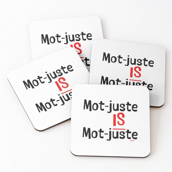 Item preview, Mot-juste - Funny Quotes designed and sold by WhimWiz.
