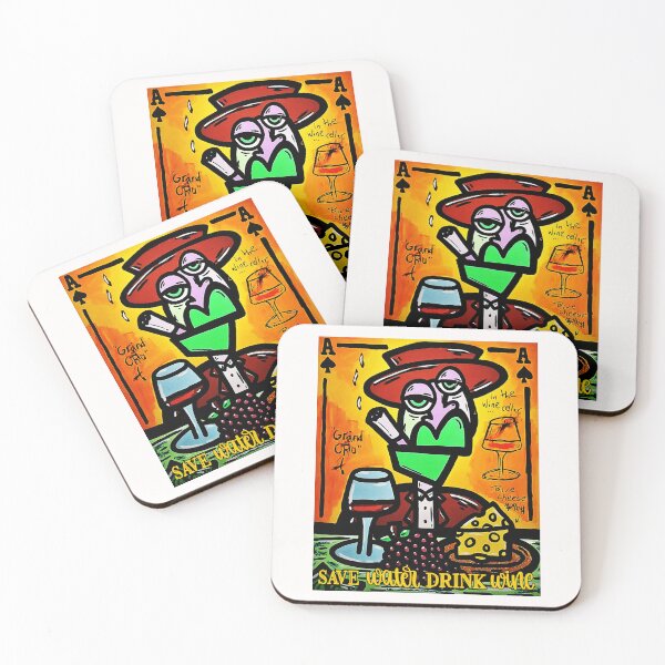 Item preview, Save Water Drink Wine; designed and sold by StickerApe.