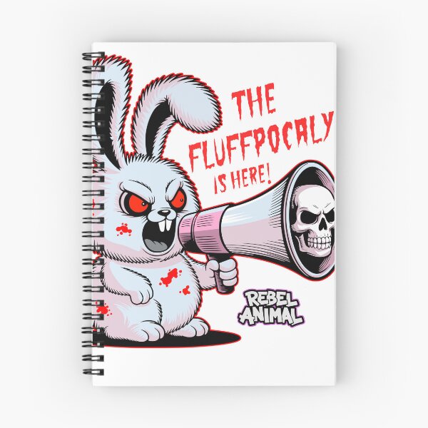 Item preview, Rebel Rabbit: Fluffpocalypse Survivor designed and sold by Rebel Animal.