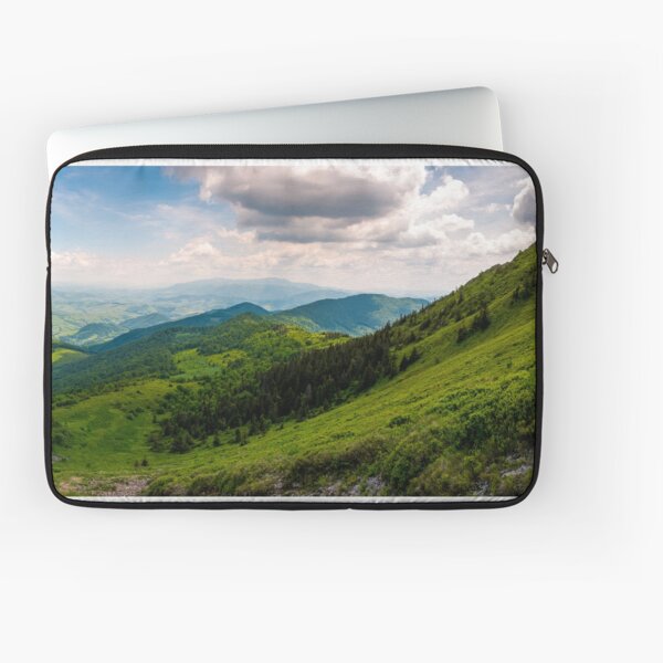 grassy slopes of Pikui mountain Laptop Sleeve