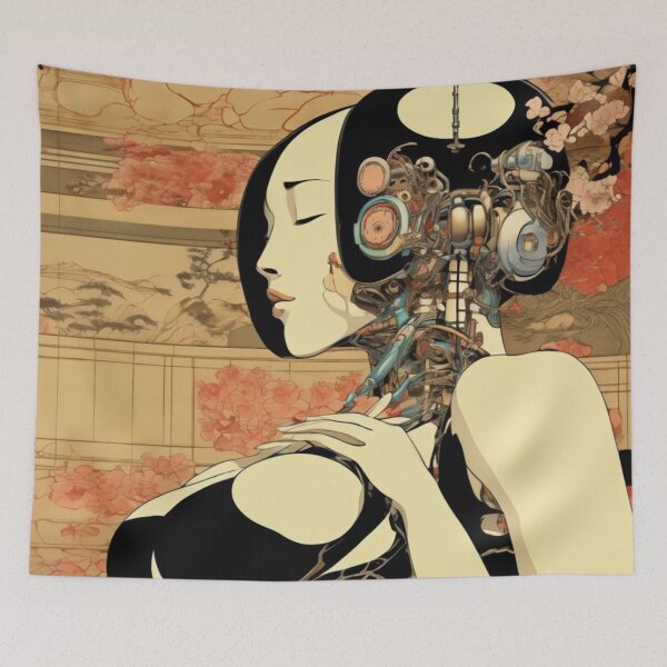 Artikelvorschau, Roboter Shunga Imitation Japanische Erotik #176 entworfen und verkauft von NickWhittleArt.